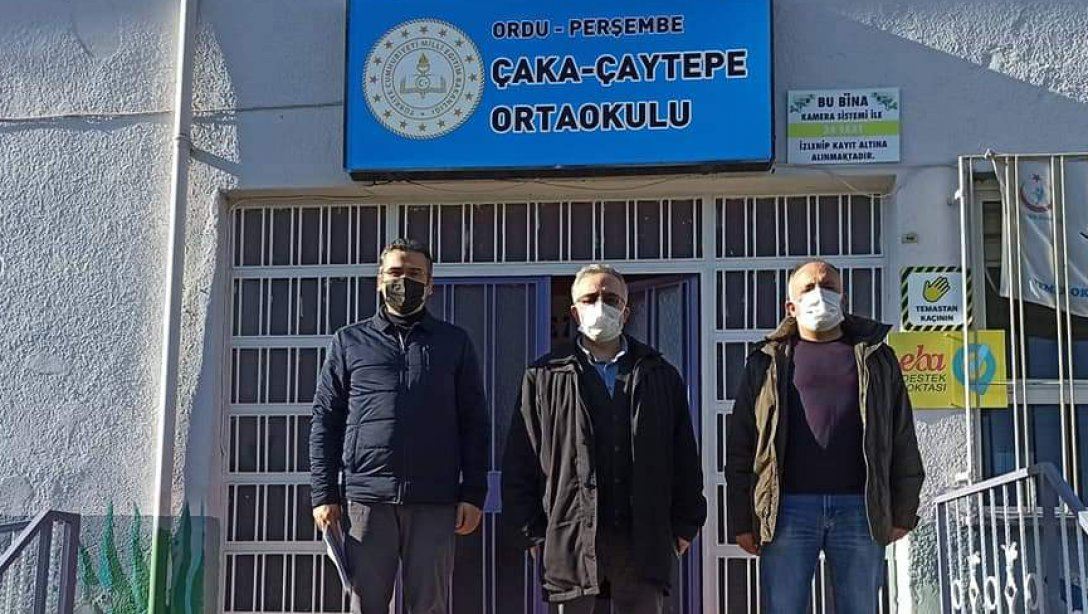 İlçe Milli Eğitim Müdürümüz Murat Çulfaz Çaka Çaytepe Ortaokulunu ziyaret etti.